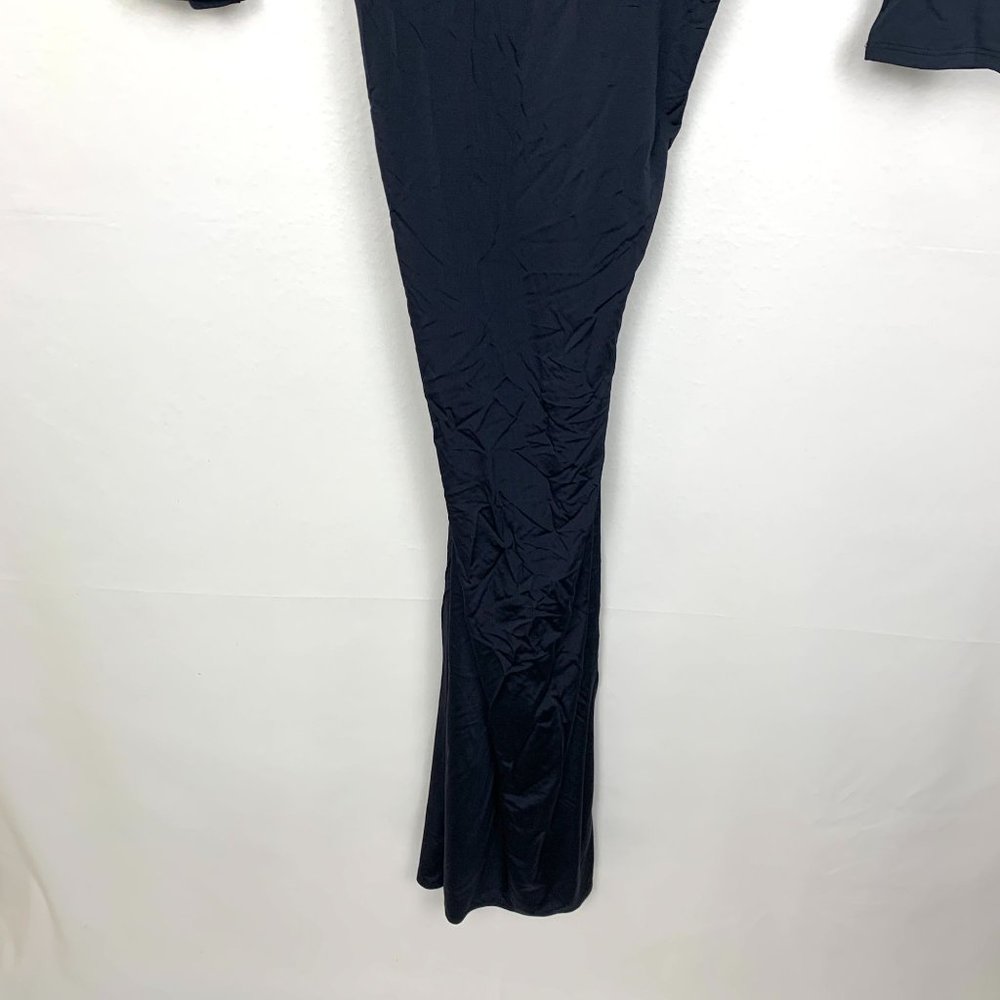 NEW Cult Gaia Genevieve Gown Cutout Long Sleeve Maxi Dress Black Gold XS - Picture 10 of 13